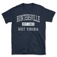 thumbnail image 1 of Huntersville West Virginia Classic Established Men's Cotton T-Shirt, 1 of 1