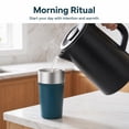 thumbnail image 2 of REGALWOVEN 17 oz Tumbler, Stainless Steel Insulated Water Bottle, with Lid Straw and Handle, Reusable Cup Keeps Hot and Cold Blue 1, 2 of 5