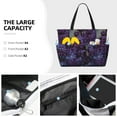 thumbnail image 3 of Disketp Lilac Large Capacity Beach Bag, Waterproof Sandproof Beach Swim Pool Bag Tote Bag for Women, 3 of 7