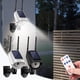 thumbnail image 1 of Cámara de seguridad ficticia alimentada por energía solar | Cámara de vigilancia falsa con sensor humano para exteriores con LED intermitente | Detección de movimiento a prueba de agua IP66 | ABS, 1 of 9