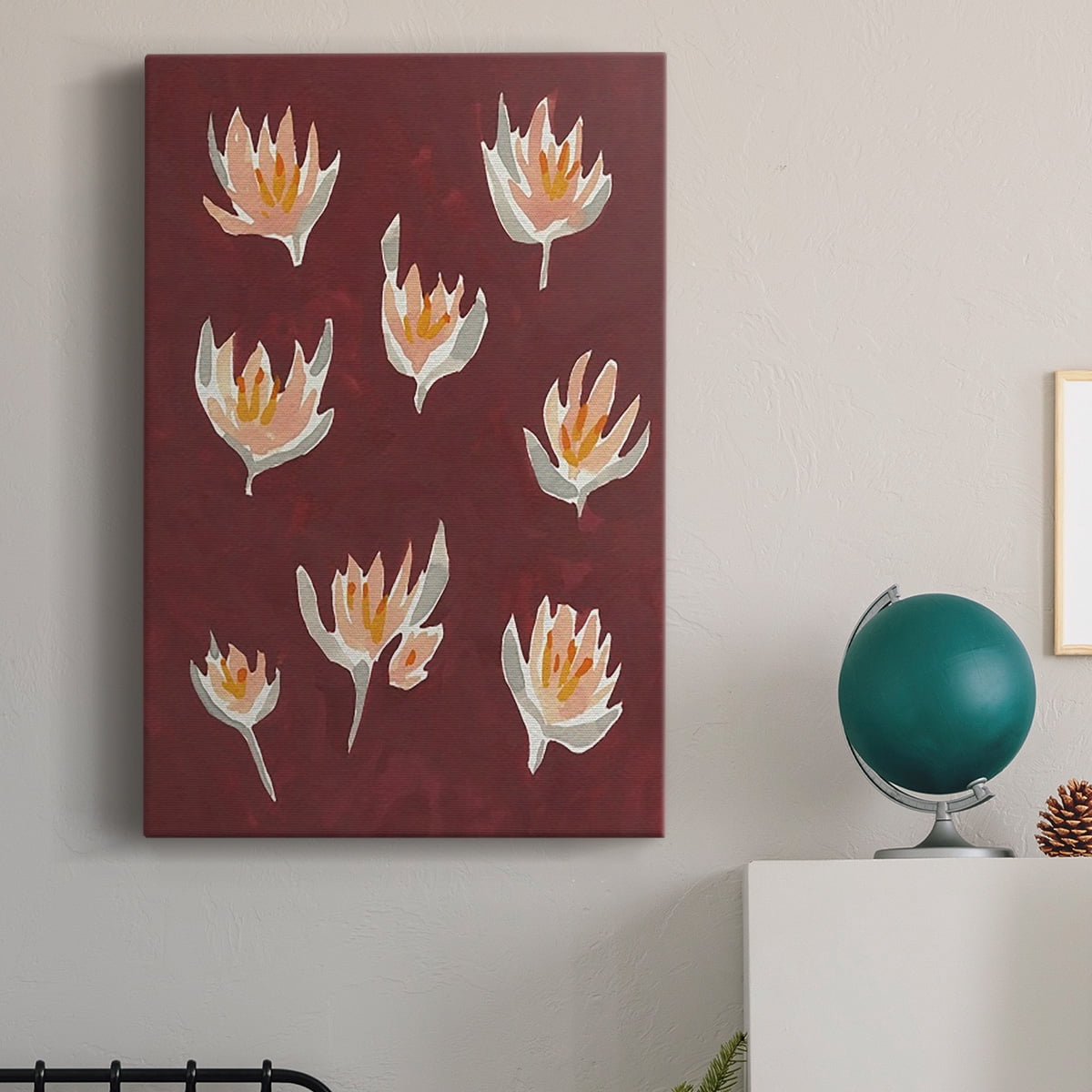 Pink Potpourri II Premium Gallery Wrapped Canvas - Ready to Hang