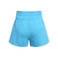 thumbnail image 3 of Gvmfive Women's Summer Casual Solid High Elastic Waist Button Shorts, 3 of 5