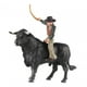 thumbnail image 5 of Figura de monta de toros Figura de monta de ganado en miniatura Pintada a mano Juego de rol Granja toro negro de pie, 5 of 9