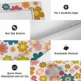 thumbnail image 5 of Vintage Boho Floral Outdoor Rug 3x5 Ft, Non Slip Washable Area Rug, Yellow Pink Floral Bohemia Beige Patio Rugs Carpet Runner, Large Floor Mat for Indoor/Outdoor Deck Porch Camping, 5 of 8