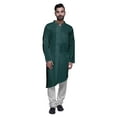 thumbnail image 1 of Atasi Designer Kurta Set For Boys Casual Solid Kurta Pajama Summer Clothing, 1 of 5
