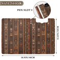thumbnail image 3 of FORMRS A4 Clipboard Folder with Pen Holder Horizontal Foldable School Office Binder, Brown Tribal Pattern, 3 of 9
