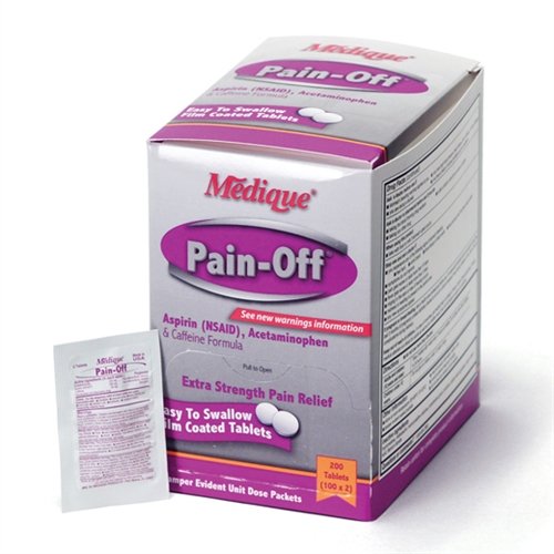 Pain-Off Acetaminophen Pain Reliever Tablets-Pack of 500 ...