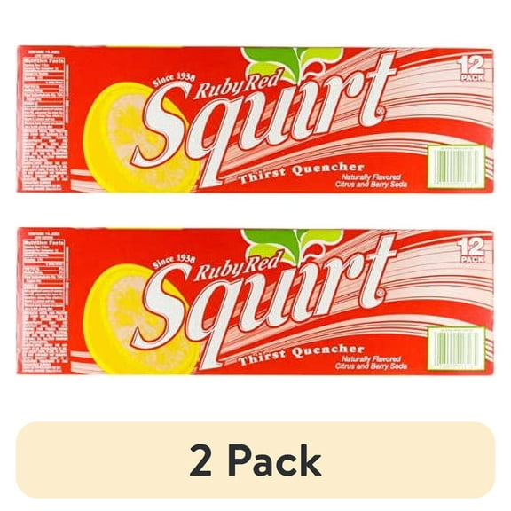 Squirt  Ruby Red 12 Pack 12 Ounce 24 Cans PACK