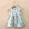 thumbnail image 2 of RTKFRFLM Toddler Girls Easter Rayon Princess Dress, Kids Summer Casual Lightweight Gown, Fashionable Holiday Spring Clothing, Soft Breathable Festive Sundress for Children, Comfortable 1-Piece Set, 2 of 3