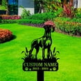 thumbnail image 2 of Handmadetneonsign Great Dane Dog Memorial Metal With Stake, Flandres Metal Name Sign Stake, Dog Metal Stake Decor 45359, 2 of 5