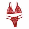 thumbnail image 3 of Clearance Sale 2025 Intimates Women's Floral Embroidery Underwire Underwear Set Mesh Bra And Panty Set, 3 of 7