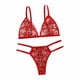 thumbnail image 2 of Gibobby Lenceria mujer sexy Liguero con Medias y Tanga Lingerie Set de Dormir Mujer Lenceria Mujer Talla Grande Mujer Sexy Bralette y Tanga Pijamas en Pareja(Gris, G), 2 of 3