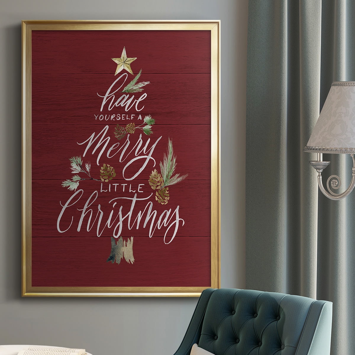 Merry Little Christmas Premium Classic Framed Print - Ready to Hang