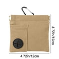 thumbnail image 3 of Dog Treat Pouch,Portable Dog Training Treat Bag | Leakproof Clip-On Design with Built-In Waste Bag Dispenser | Auto Closing Dog Walking Bag for Puppy Travel or Outdoor Use,Khaki, 3 of 9