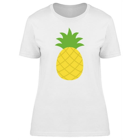 Big Tropical Pineapple T-Shirt Women -Image by Shutterstock, Female x-Large