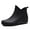 Black, variant on AUXDIQ Rain Boots Women Short Ankle Waterproof Rain Shoes Outdoor Garden Shoes