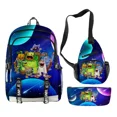 thumbnail image 4 of Nouveau Produit en Trois Pièces My Singing Monsters Entourant Monster Concert Étudiant Cartable Sac à Dos Trousse Cartable, 4 of 5