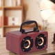 thumbnail image 3 of Altavoz Portátil de Madera con Bluetooth 5.0 Estéreo de Doble Canal con Radio FM, Sonido de Alta Fidelidad, Tarjeta TF, Soporte AUX A, 3 of 5
