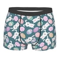 thumbnail image 4 of Goofa Cute Rabbit Easter Printed Men's Boxer Briefs Underwear, Moisture-Wicking Underwear, Trunk,Soft and Breathable Cotton Underwear-, 4 of 9
