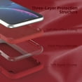thumbnail image 5 of Compatible with iPhone XR Case 6.1 Inch, [Silky and Soft Touch] Premium Liquid Silicone Gel Rubber Full Body Drop Protection Phone Cover with Microfiber Lining, Red, 5 of 14