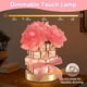 thumbnail image 5 of Lámpara de Mesa Rosa de 3 Colores con Atenuación Infinita, Pequeña Luz A Pilas, Recargable, Inalámbrica y Táctil., 5 of 5