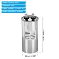 thumbnail image 2 of Capacitor de arranque Uxcell CBB65 80uF, 80mfd 1Pcs CA 370/440V con caja de aluminio y 2 terminales, 2 of 5