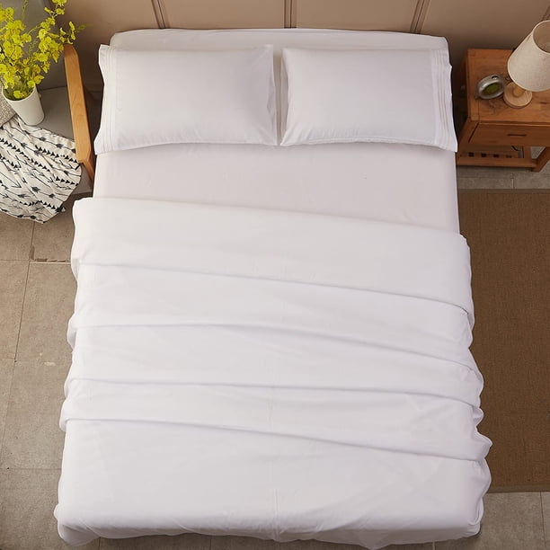 Parure De Draps Microfibre 1800 Fils - Literie Luxe Qualité Égyptienne - Couleur Sauge
