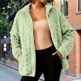 thumbnail image 3 of ZUKMRJPC Womens Fleece Jacket Full Zip Up Stand Collar Oversized Sweatshirt Fall Winter Warm Solid Color Casual Outwear with Pockets, 3 of 9