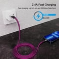 thumbnail image 2 of 6FT Led Light up Phone Charger CordUSB Fast Charging Cord Cables  Compatible for  iPhone 14 13 12 11 Pro Max XR XS X/8Plus/7Plus/6Plus/5s/iPad iPod Touch More, 2 of 7