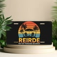 thumbnail image 4 of Beach Sunset with Chairs Front License Plate, Metal License Plate, Funny Standard Plates Personalized Novelty Decorative For Men/Women/Boys/Girls Car 6×12 Inch, 4 of 6