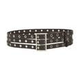 thumbnail image 4 of Cinturón Punk de cuero PU de 105cm, accesorios para disfraces, hebilla de punta de Metal, cinturón ajustable de tres ojales para mujer, pantalones, 4 of 9