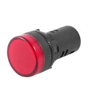 Unique Bargains AD16-22D/S23 /DC 24 Volt Plastic Shell Industrial 20mA Red Light Signals Lamp