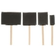 thumbnail image 1 of Shisuyan 4pcs Wooden Handle Brushes Sponge Painting Tools Sponge Paint Brushes for Painting Crafts, 1 of 8