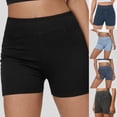thumbnail image 2 of Stretchy Jean Shorts For Women High Waisted Pull On Jorts With Pockets Denim Shorts Women Summer Casual Shorts, 2 of 9