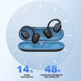 thumbnail image 4 of Auriculares inalámbricos de oído abierto con Bluetooth 5.3 y micrófono incorporado, auriculares impermeables para deportes, entrenamientos, carreras y ciclismo, 4 of 7