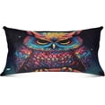 thumbnail image 2 of Coolnut Beautiful Owl Plush Pillow Case, Zippered Bed Pillow Pillowcases, Super Soft and Cozy Pillowcase Covers for Sleep Decor Giftsation - Queen Size 20x30in, 2 of 7