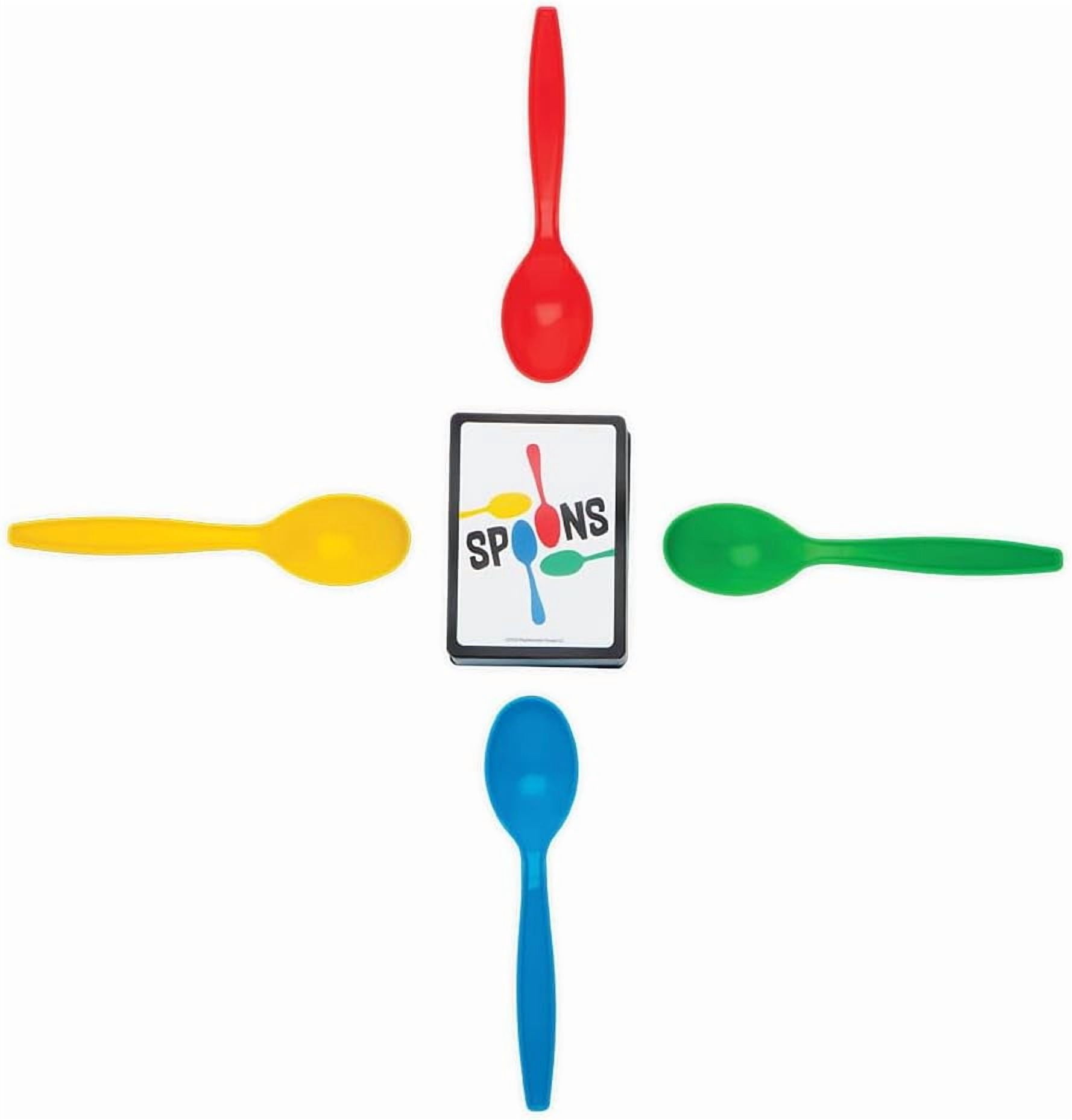 PlayMonster Spoons Quick Play Board Games, 3-5 Multi-Player Card Game, Ages 7+