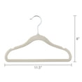 thumbnail image 4 of Parent's Choice Infant & Toddler Velvet Hangers, 10 Count, 4 of 11