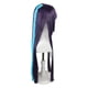 thumbnail image 5 of Fiudx Ofertas Relámpago Peluca De Pelo Largo Con Trenzas Divididas, Color Morado Oscuro Y Azul De 80Cm, Seda De Alta Temperatura Con Red Rosa, 5 of 6
