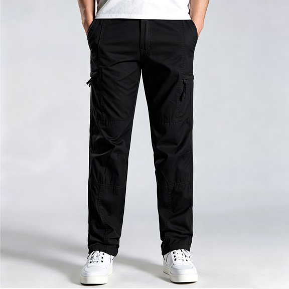 Men Outdoor Utility Cargo Pants Light Stretch Tough 6 Pocket All Terrain Daily Work Pants S-XL