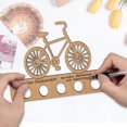 thumbnail image 2 of Regalo de dinero de cumpleaños original de madera, regalo de bicicleta, clip de dinero para cumpleaños, regalos de dinero para amantes de la locomotora de bicicleta, regalos de dinero para, 2 of 7