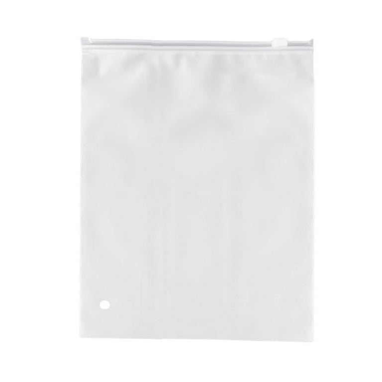 20*25cm Frosted Zipper Bag Clothing Packaging Bag PE Zipper Bag Packaging  W9Z3
