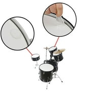 Mymisisa 6pcs/set Silicon Gel Snare Drum Mute Pads Transparent Drum Damper Mufflers