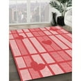 thumbnail image 2 of Ahgly Company Indoor Rectangle Patterned Pastel Pink Area Rugs, 2' x 4', 2 of 6