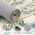 thumbnail image 6 of Garvee 8'x10' Modern Floral Print Area Rug Boho Rugs, Non-Slip Washable Rug Stain Resistant Low Pile Indoor Carpet for Living Room Bedroom Home Decor, Beige, 6 of 8