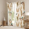 thumbnail image 3 of Homewish Country Mallard Duck Black Out Curtains,Rustic Plant Curtains Pack of 2 (42x63 Each),Western Farmhouse Bedroom Curtains For Teens,Super Cozy Room Decor, 3 of 6