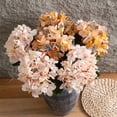 thumbnail image 7 of Artificial Flower Fade-resistant Simulated Hydrangea Realistic Fake Plant for Home Weddings Decoration, 7 of 7