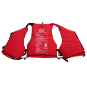 FLUID Adult Paddling Life Jacket and Vest, Unisex, Dual Size L/XL, Red