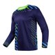 thumbnail image 3 of KEYIYUAN Camiseta de ciclismo de montaña para hombre, maillot de ciclismo de manga larga para motocross, descenso y ciclismo de montaña, 3 of 5