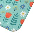 thumbnail image 5 of Pioneer Flower Floral Print Pattern Kitchen Dish Drying Mat 1 Pack, Ultra Absorbent Microfiber Drainer Mat, 16"x18", 5 of 6